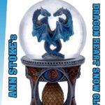 ANNE STOKE DRAGON HEART SNOW GLOBE