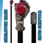 SKELETON HAND DECORATIVE WALKING CANE