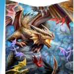 ANNE STOKES DRAGON NEST BLANKET