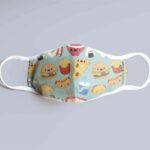 FAST FOOD KAWAII KIDS FACE MASK