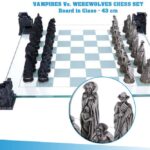 VAMPIRE & WEREWOLF CHESS SET 43CM
