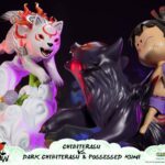 OKAMIDEN CHIBITERASU vs DARK CHIBITERASU