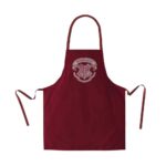 HP HOGWARTS LOGO RED APRON