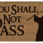 LOTR YOU SHALL NOT PASS DOORMAT