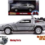 BTTF I DELOREAN DIE CAST 1:32