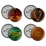 LORD OF THE RINGS PINS SET (4)
