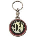 HP PLATFORM 9 3/4 ROUND METAL KEYCHAIN