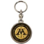 HP MINISTRY OF MAGIC ROUND METAL KEYCHAI