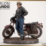 MARLON BRANDO W/BIKE OLD&RARE 1:6 RESIN