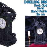 DUELLING DRAGONS CLOCK