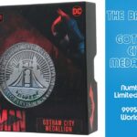 THE BATMAN GOTHAM METAL MEDALLION LTD ED