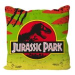 JURASSIC PARK CAR LOGO SQUARE CUSHION