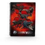 JURASSIC WORLD CARNIVOROUS 3D EFFECT NOTEBOOK