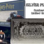 HP HOGWARTS EXPRESS TICKET SILVER PLATED