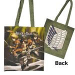 AOT EREN/MIKASA/ARMIN TOTE BAG