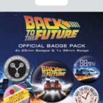 BACK TO THE FUTURE (DELOREAN) BADGE PACK