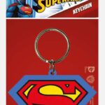 SUPERMAN LOGO RUBBER KEYCHAIN