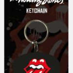 THE ROLLING STONES PLECTRUM RUB.KEYCHAIN