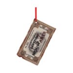 HARRY POTTER HOGWARTS TICKET HANGING ORNAMENT