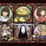 SPIRITED AWAY 208PCS STAINED GLASS PUZZL