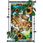 TOTORO CATBUS 126PCS STAINED GLASS PUZZL