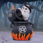 SNOWY BREW OWL BACKFLOW INCENSE BURNER