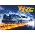 BTTF BURN OUT FLAT MAGNET