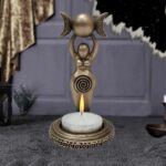 SPIRAL GODDESS TEA LIGHT HOLDER