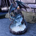 INCENSE BURNER DRAGONS INTRIGUE BACKFLOW