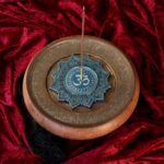 INCENSE BURNER OM SACRED SOUND SET 4