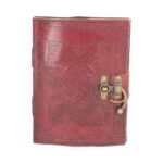 LEATHER DIARY EMBOSSD PENT/CELTIC & LOCK