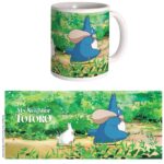 TOTORO WHITE AND BLUE MUG