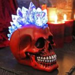 SKULL CRYSTAL LED  HAWK RED