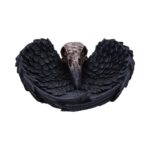 EDGAR A POE NVRMRE RVN SKULL JEWELL DISH