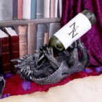 GUZZLERS METAL DRAGON WINE BOTTLE HOLDER