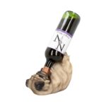 GUZZLERS PUG DOG WINE BOTTLE HOLDER