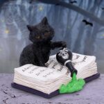BLACK CAT - MISCHIEVOUS FELINE ORNAMENT