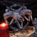 BAPHOMET HAND FREE STANDING PLAQUE