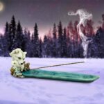 MOTHER'S WATCH WOLF INCENSE BURNER