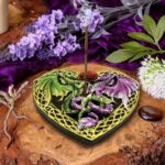 DRAGON LOVE HEART INCENSE BURNER