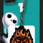 NBX FLAMING PUMPKIN KEYCHAIN 3D