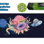 RICK & MORTY DESKPAD & COASTER SET