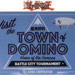 YU-GI-OH! DOMINO TOWN TIN SIGN