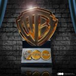 WARNER BROS 100TH ANNIVERSARY COMMEMORATIVE SHIELD LIMITED EDITION PLAQUE