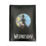 WEDNESDAY ROSE WINDOW NOTEBOOK WITH LIGHT