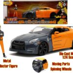 Naruto Shippuden - 2009 Nissan GT-R With Naruto - 1:24 Die-Cast Model