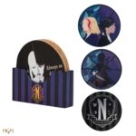 WEDNESDAY COASTERS SET (4)
