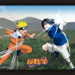 NARUTO A CLASH OF POWER 3D LENTICULAR POSTER FRAMED