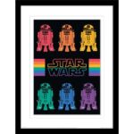STAR WARS PRIDE R2D2 RAINBOW