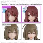 30MS OPTION HAIR STYLE & FACE PARTS SET TENKA OSAKI/CHIYUKI KUWAYAMA